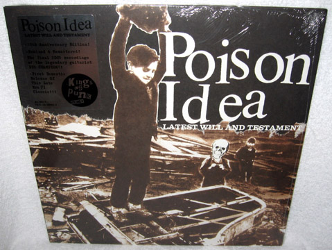 POISON IDEA "Latest Will And Testament" LP (TKO) White Vinyl